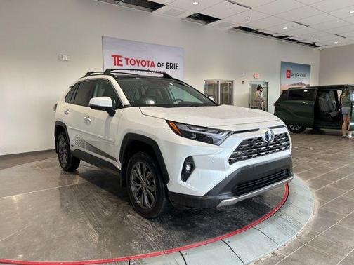 Wind Chill Pearl 2023 Toyota RAV4 Hybrid Limited