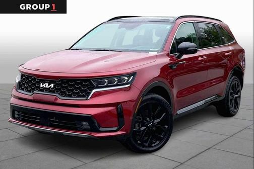 Passion Red Tintcoat 2022 Kia Sorento SX