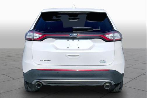 White Platinum Metallic Tri-Coat 2016 Ford Edge SEL