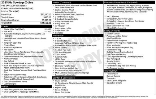 2025 Kia Sportage X-Line