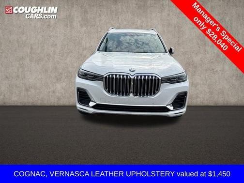 White Metallic 2021 BMW X7 xDrive40i