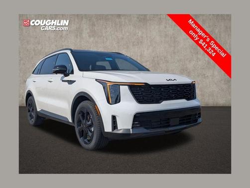 Snow White Pearl 2026 Kia Sorento Hybrid X-LINE SX PRESTIGE