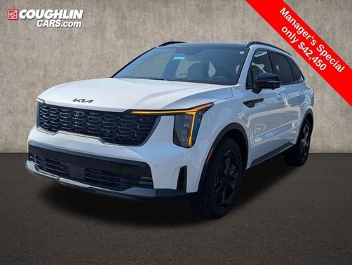 Snow White Pearl 2026 Kia Sorento Hybrid X-LINE SX PRESTIGE