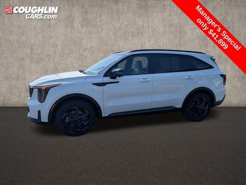 Snow White Pearl 2026 Kia Sorento Hybrid X-LINE SX PRESTIGE