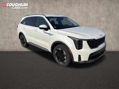 Snow White Pearl 2025 Kia Sorento Hybrid EX