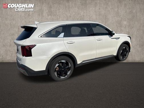 Snow White Pearl 2025 Kia Sorento Hybrid EX