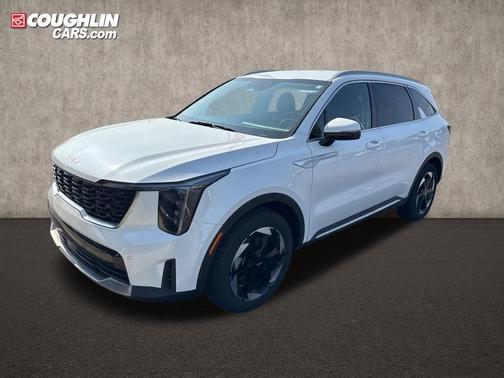 Snow White Pearl 2025 Kia Sorento Hybrid EX