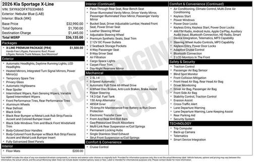 2026 Kia Sportage X-Line