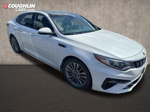 Snow White Pearl 2019 Kia Optima SX Turbo