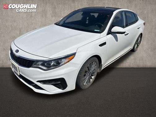 Snow White Pearl 2019 Kia Optima SX Turbo