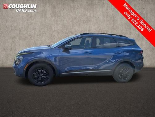 Sapphire Blue 2023 Kia Sportage X-Pro Prestige