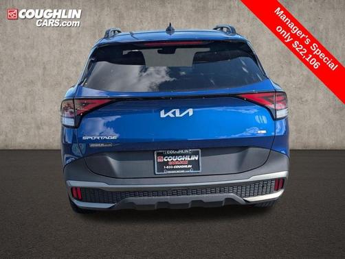 Sapphire Blue 2023 Kia Sportage X-Pro Prestige