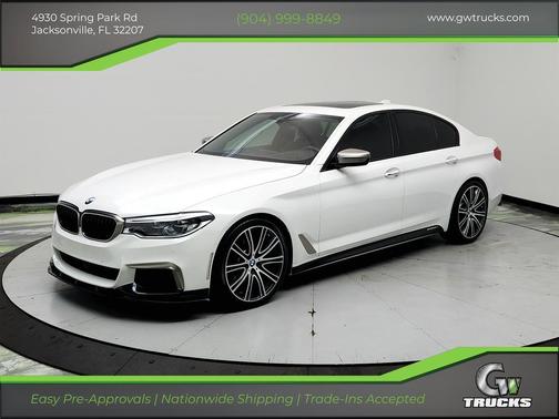 White 2018 BMW M550 i Xdrive
