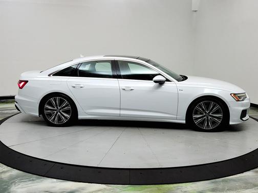 White 2019 Audi A6 55 Premium Plus