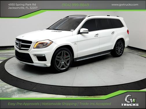 White 2015 Mercedes-Benz GL-Class GL 63 AMG