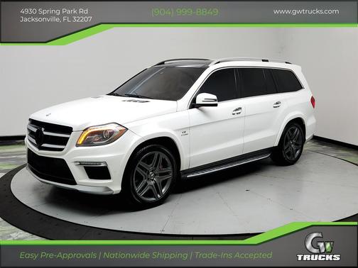 White 2015 Mercedes-Benz GL-Class GL 63 AMG