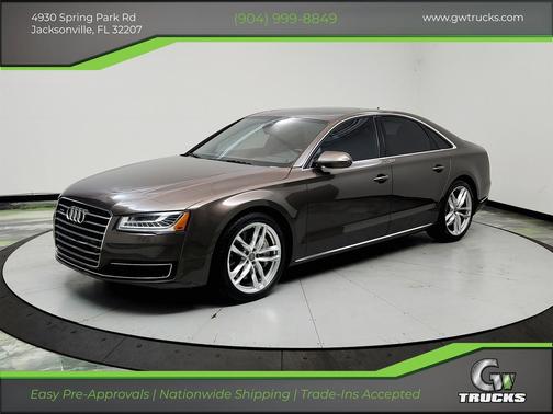Brown 2015 Audi A8 4.0T