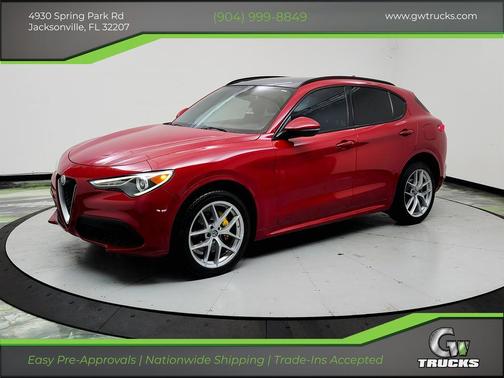 Red 2020 Alfa Romeo Stelvio Ti Sport