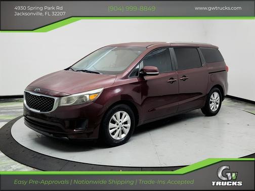 Red 2015 Kia Sedona LX