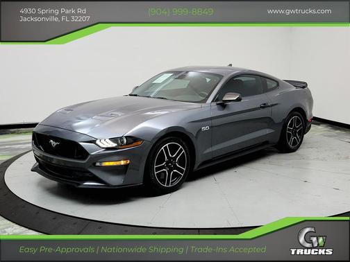 Gray 2021 Ford Mustang GT