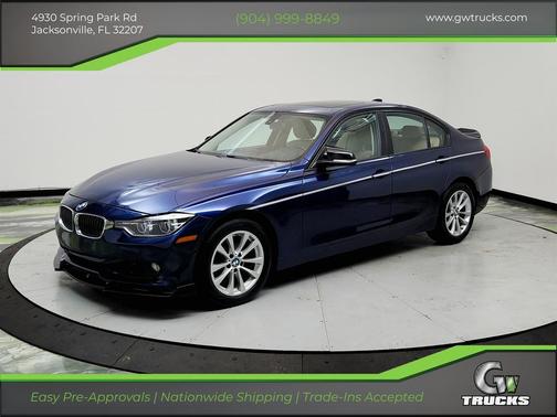 Blue 2018 BMW 320 i
