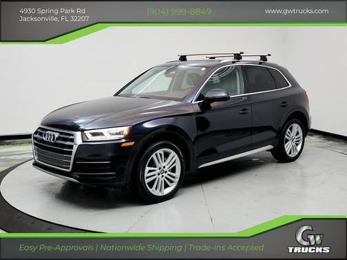 Blue 2018 Audi Q5 Premium Plus