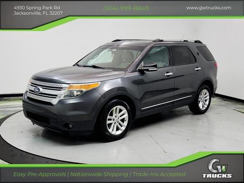 Gray 2015 Ford Explorer XLT
