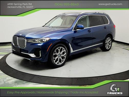 Blue 2019 BMW X7 xDrive40i