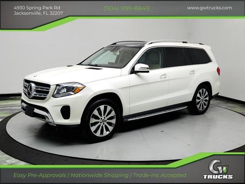 White 2018 Mercedes-Benz GLS 450 4MATIC