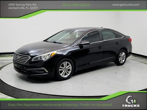 Black 2015 Hyundai SONATA SE