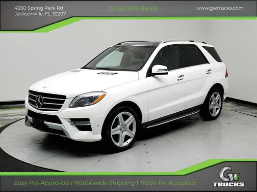 White 2015 Mercedes-Benz M-Class ML400