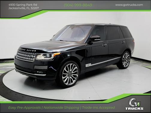 Black 2017 Land Rover Range Rover 5.0L Supercharged Autobiography