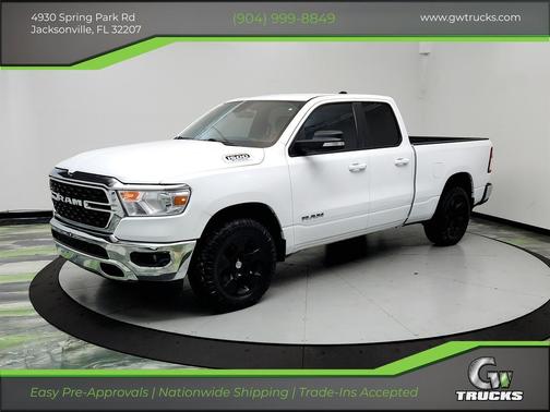 White 2022 RAM 1500 Big Horn/Lone Star