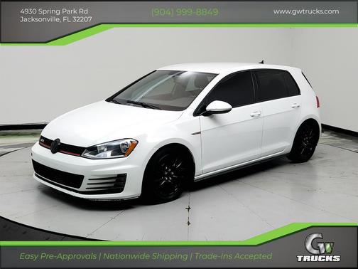 White 2017 Volkswagen Golf GTI 2.0T S 4-Door