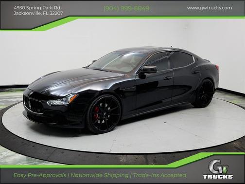 Black 2015 Maserati Ghibli S Q4