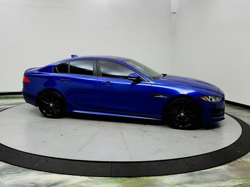 Blue 2017 Jaguar XE 35t R-Sport