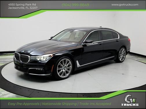 Black 2016 BMW 740 740i