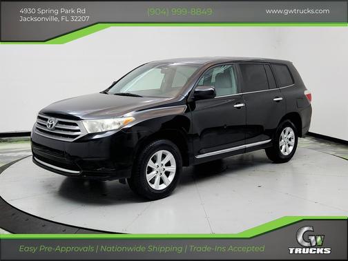 Black 2013 Toyota Highlander SE