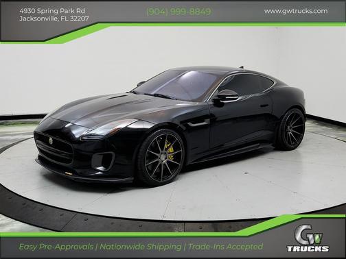 Black 2018 Jaguar F-TYPE 400 Sport 400hp