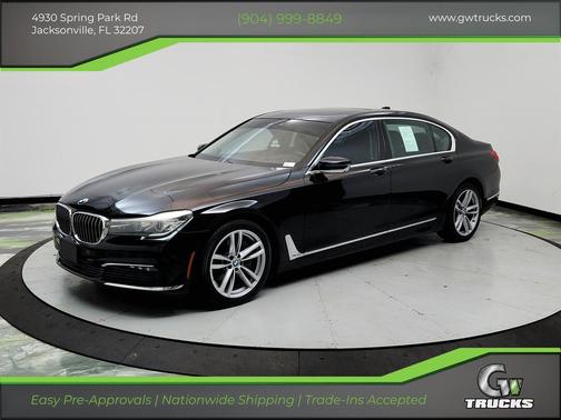 Black 2017 BMW 740 740i