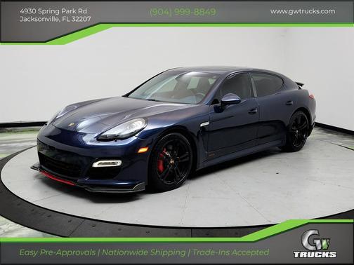 Blue 2013 Porsche Panamera GTS