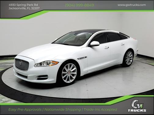 White 2015 Jaguar XJ Base