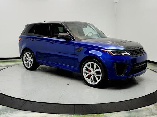 Blue 2018 Land Rover Range Rover Sport SVR