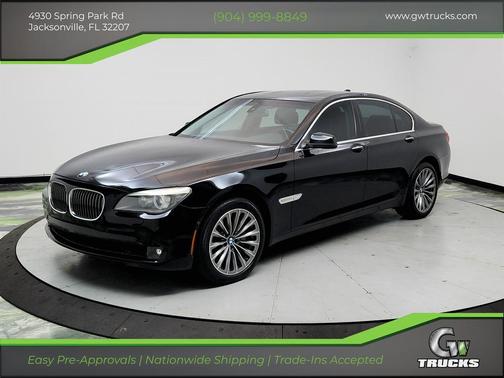 Black 2012 BMW 740 740i