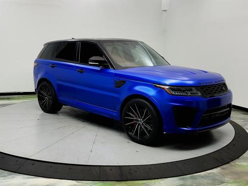 Blue 2019 Land Rover Range Rover Sport SVR