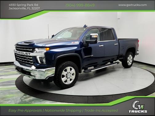 Blue 2020 Chevrolet Silverado 2500 LTZ
