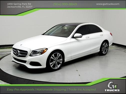 White 2018 Mercedes-Benz C-Class C300