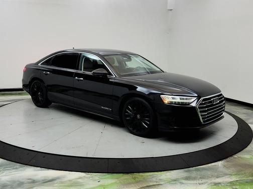 Black 2019 Audi A8 L 55