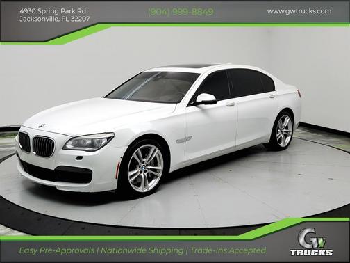 White 2015 BMW 750 Li
