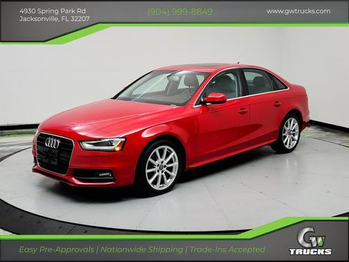 Red 2014 Audi A4 2.0T Premium Plus